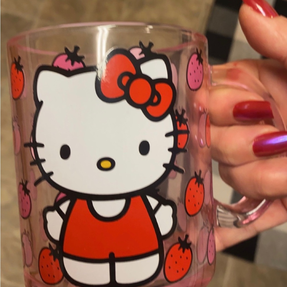 Brand new Hello Kitty strawberry mug